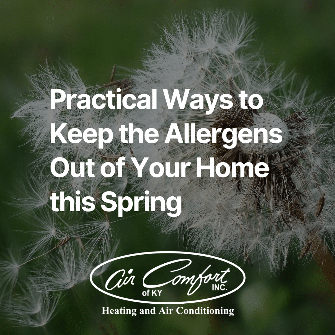 keep the allergens out this spring